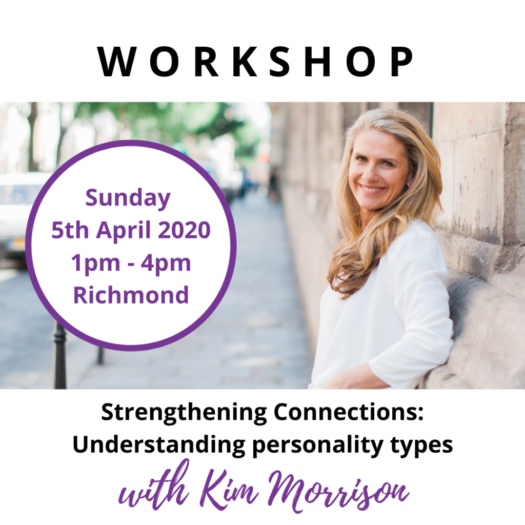 Personalities Workshop Kim Morrison NSW Sydney