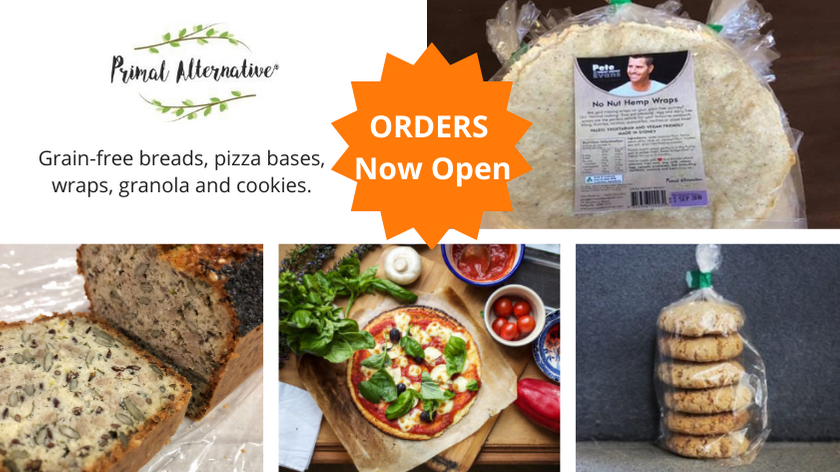 Primal Alternative Grain-free-bread penrith stockist